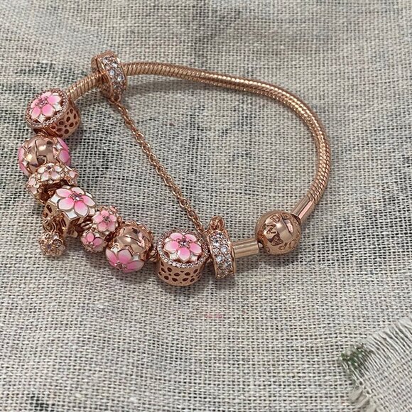 Pandora Rose Gold Bead Bracelet - Picture 2 of 6